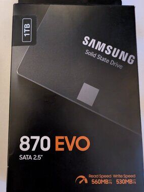 Samsung EVO 1TB 2.5" SSD - Brand New In Box